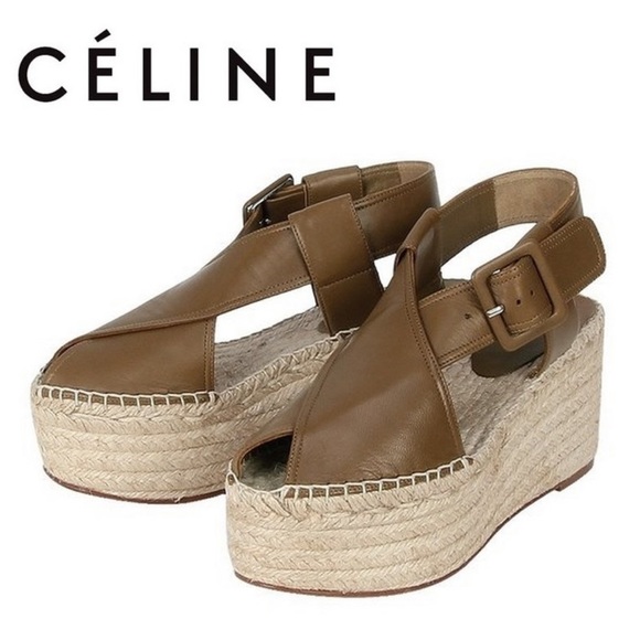 celine wedge sandals